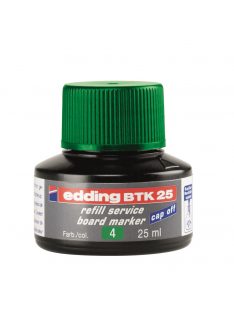 Tinta utántöltő táblamarkerhez 25ml, Edding BTK25 zöld 