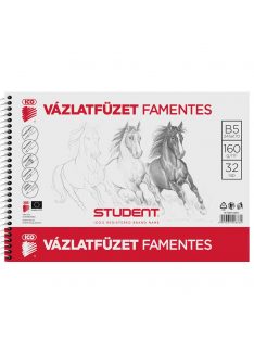 Vázlatfüzet B5 160g. famentes Student 