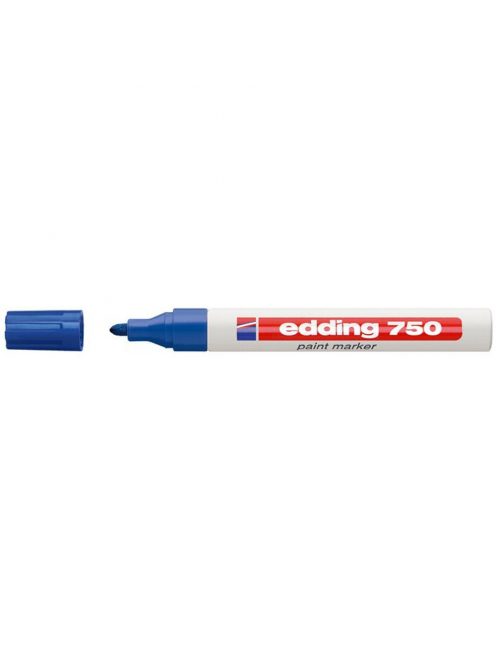 Lakkmarker 2-4mm, kerek Edding 750 kék 