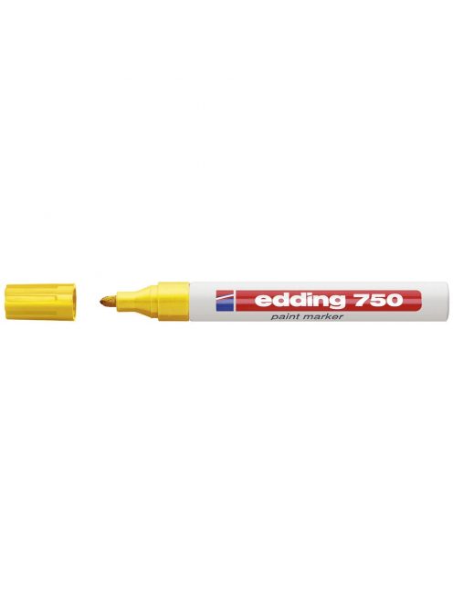 Lakkmarker 2-4mm, kerek Edding 750 sárga 