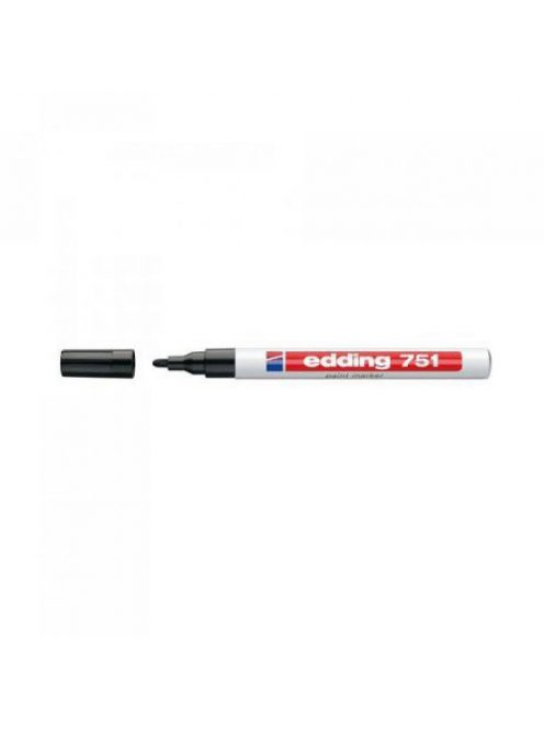 Lakkmarker 1-2mm, kerek Edding 751 fekete 