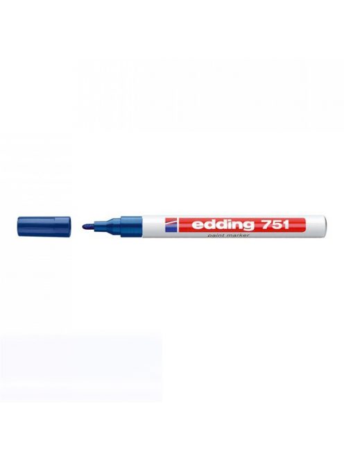 Lakkmarker 1-2mm, kerek Edding 751 kék 