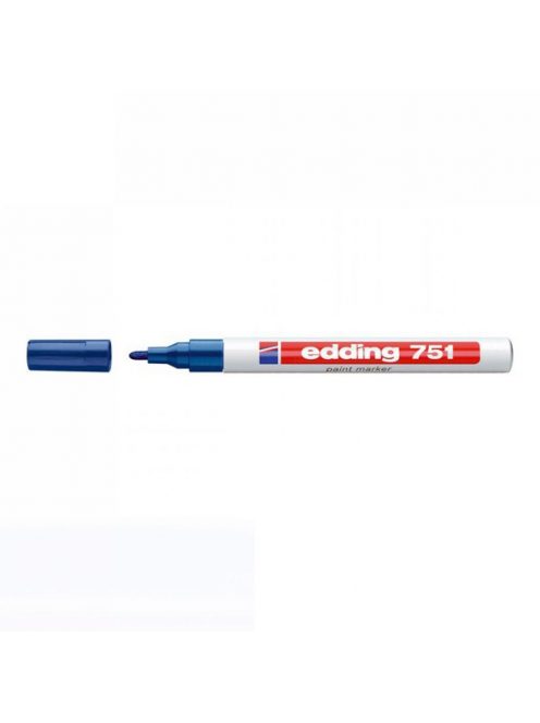 Lakkmarker 1-2mm, kerek Edding 751 kék 