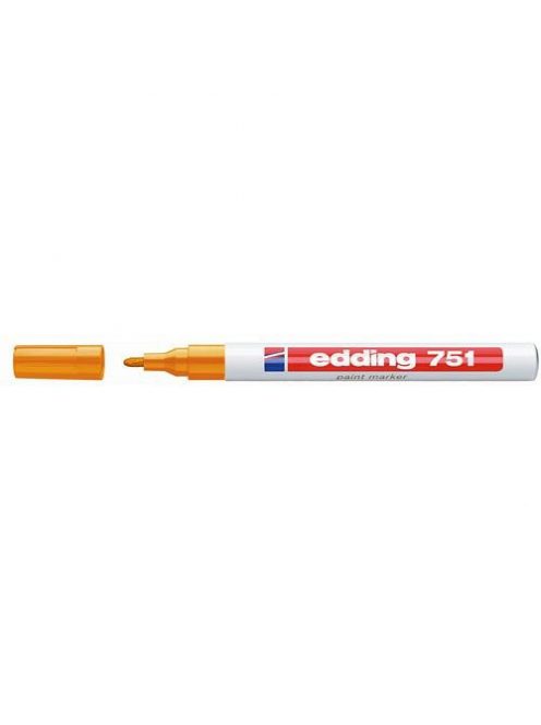 Lakkmarker 1-2mm, kerek Edding 751 narancs 