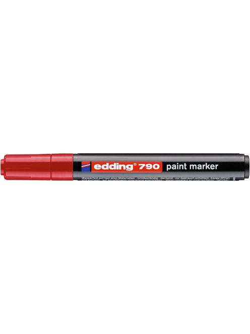 Lakkmarker 2-3mm, kerek Edding 790 piros 