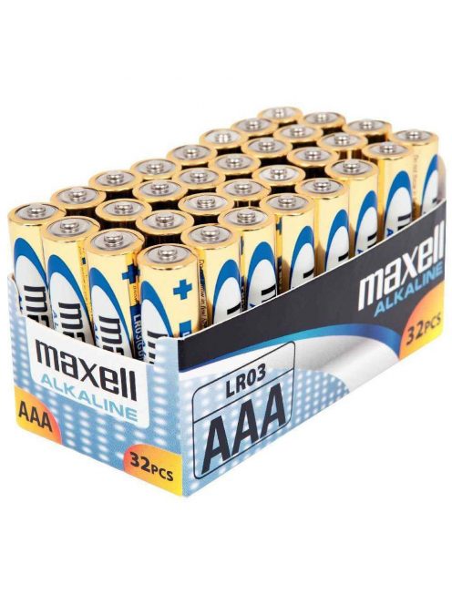 Elem AAA mikro LR03 zsugorfóliás alkaline 4 db/csomag, Maxell 