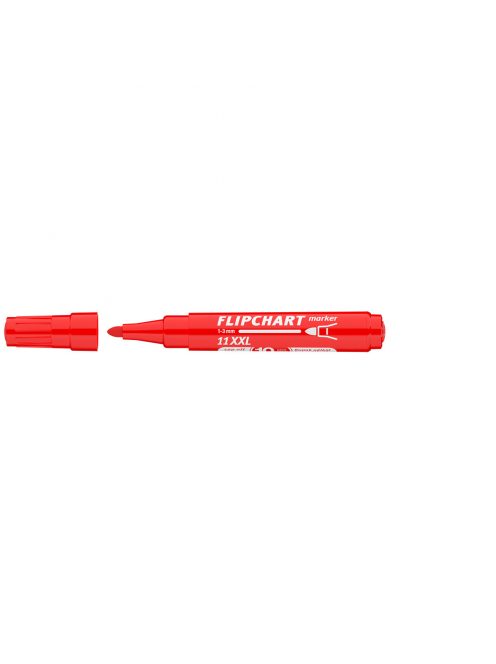 Flipchart marker vízbázisú 3mm, kerek Artip 11XXL piros 