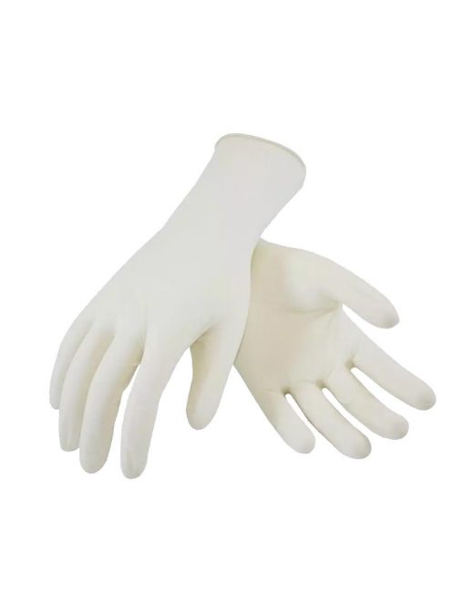 Gumikesztyű latex púderes XL 100 db/doboz, GMT Super Gloves fehér