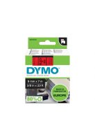 Feliratozógép szalag Dymo D1 S0720720/40917 9mmx7m ORIGINAL fekete/piros