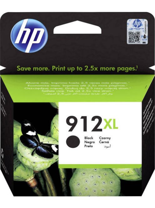 Hp 912XL/3YL84AE tintapatron black ORIGINAL