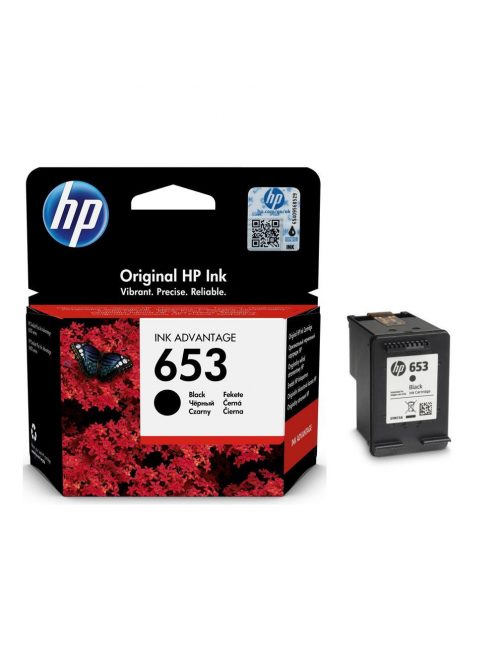 Hp 653/3YM75AE tintapatron black ORIGINAL