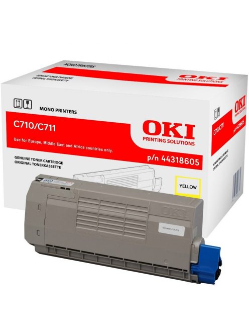 Oki C711 toner yellow ORIGINAL 11,5K