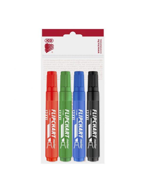 Flipchart marker vízbázisú 1-4mm, vágott Artip 12XXL, 4 klf.szín 