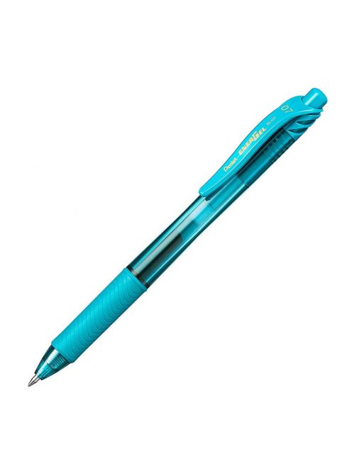 Rollertoll zselés golyóátmérő 0,7 mm, Pentel EnerGelX BL107-S3X, írásszín türkiz