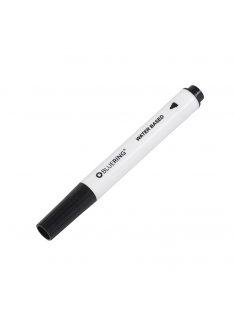   Flipchart marker rostirón vizes kerek végű 3mm, Bluering® fekete