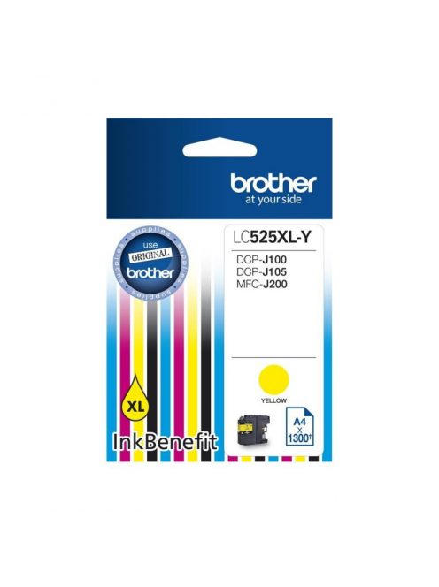 Brother LC525XL tintapatron yellow ORINK