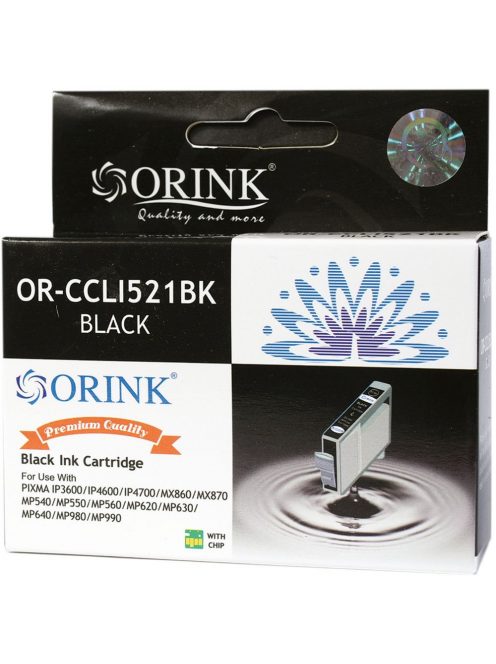 Canon CLI521 tintapatron black ORINK