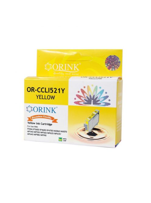 Canon CLI521 tintapatron yellow ORINK