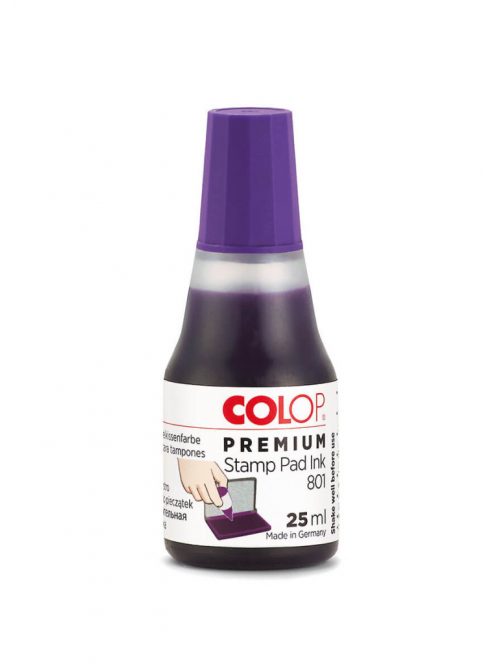 Bélyegzőfesték C 801/25 ml, Colop lila