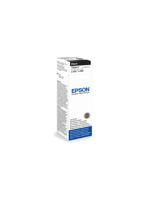 Ink Epson T6641 black ORIGINAL 70ml