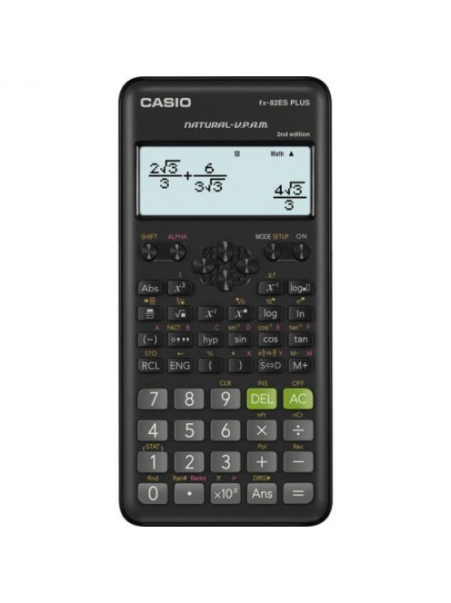 Számológép tudományos 252 funkciós Casio FX 82 ES PLUS 2 fekete