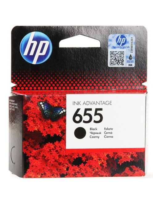 Hp 655/CZ109AE tintapatron black ORIGINAL