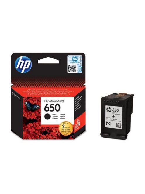 Hp 650/CZ101AE tintapatron black ORIGINAL