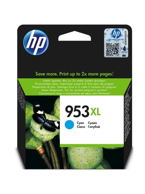 Hp 953XL/F6U16AE tintapatron cyan ORIGINAL