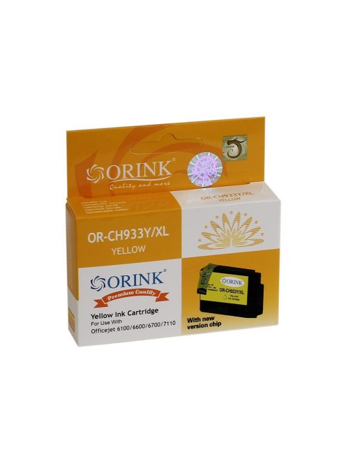 Hp 933XL/CN056AE tintapatron yellow ORINK