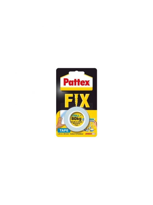 Ragasztószalag kétoldalas, 19mmx1,5 m, Henkel Patex Fix 80 kg