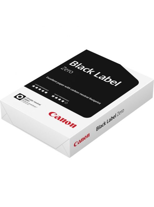 Másolópapír A4, 80g, Canon Black Label Zero 500ív/csomag, 