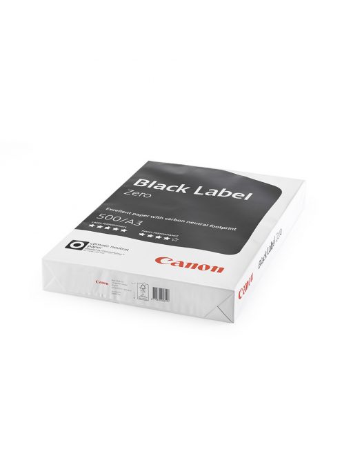 Másolópapír A3, 80g, Canon Black Label Zero 500ív/csomag, 