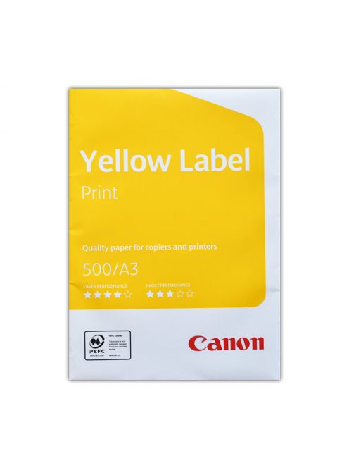 Másolópapír A3, 80g, Canon Yellow Label 500ív/csomag, 